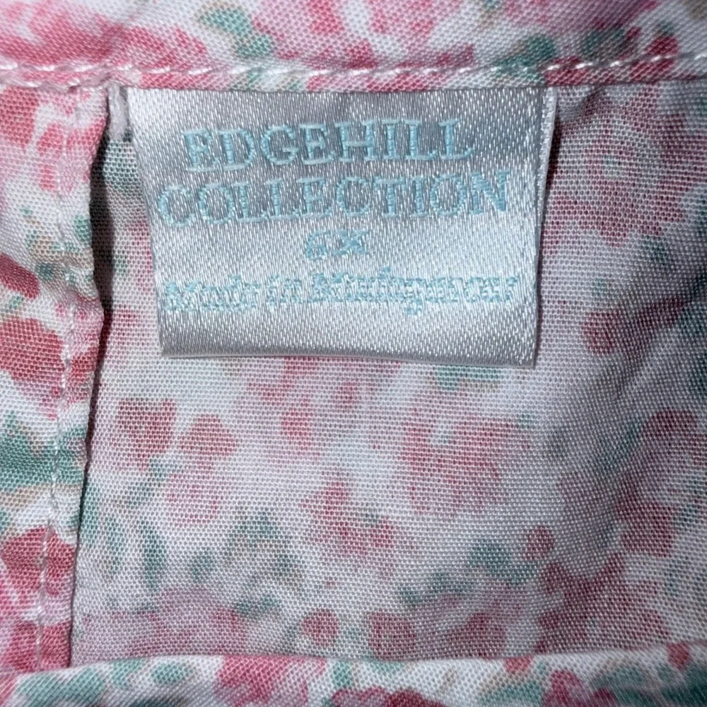 Edgehill Collection Girls Size 6x 2 Piece Pink Floral Skirt‎ NWT
